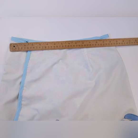 Reversible Wrap Skirt Handmade Vera Neumann Fabric 60s Floral Prints One Size - Picture 12 of 16